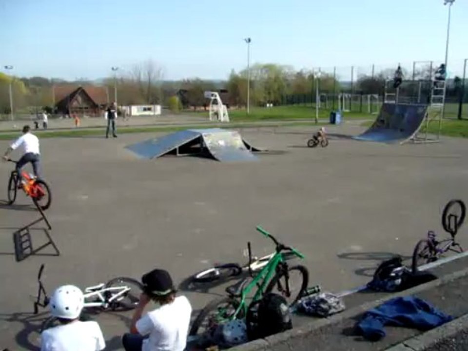 draisienne au skate park