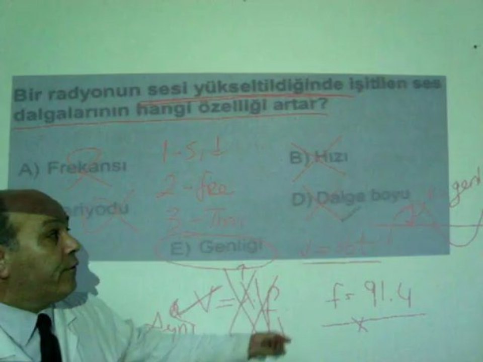 TÜRKİYE GENELİ  YGS FİZİK VİDEO 13