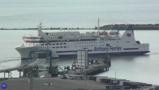 Brittany Ferries - BARFLEUR reprend du service! à Cherbourg, le 19 MARS 2013.