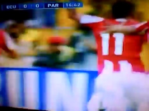 Eliminatorias 2014 ; Ecuador vs Paraguay ; Gol Paraguay 0-1