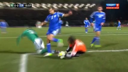 Сев.Ирландия - Израиль 1 тайм