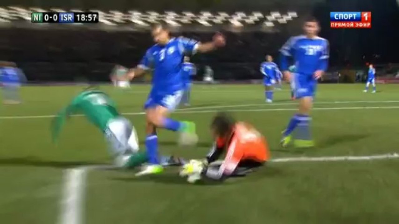 Сев.Ирландия - Израиль 1 тайм