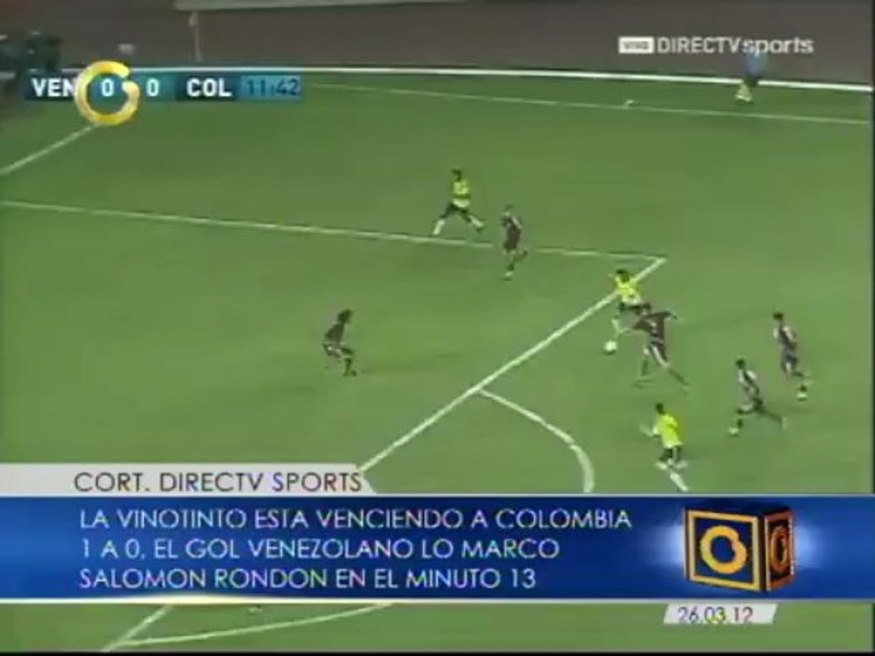 Salomón Rondón anota el primero de la Vinotinto ante Colombia