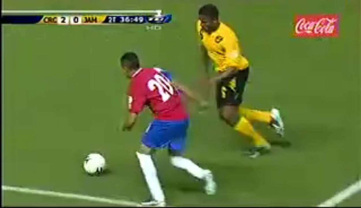 El gol de Diego Calvo para Costa Rica vs Jamaica