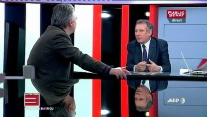 François Bayrou, invité de Preuves par 3 sur Public Sénat - 260313