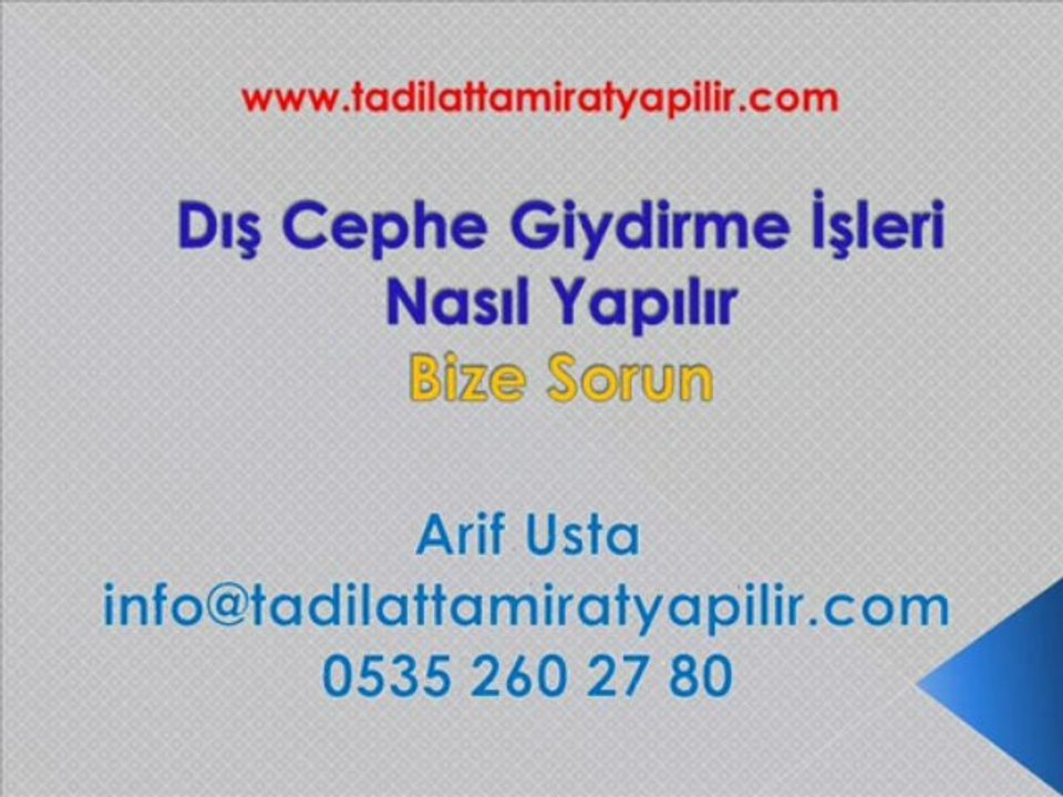 Dış Cephe Mantolama Fiyatları,Cephe Boya Fİyatları,