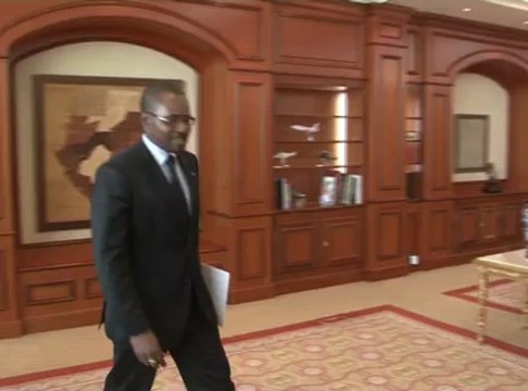 Audience du Président Ali Bongo Ondimba accordée au Ministre équato-guinéen des mines