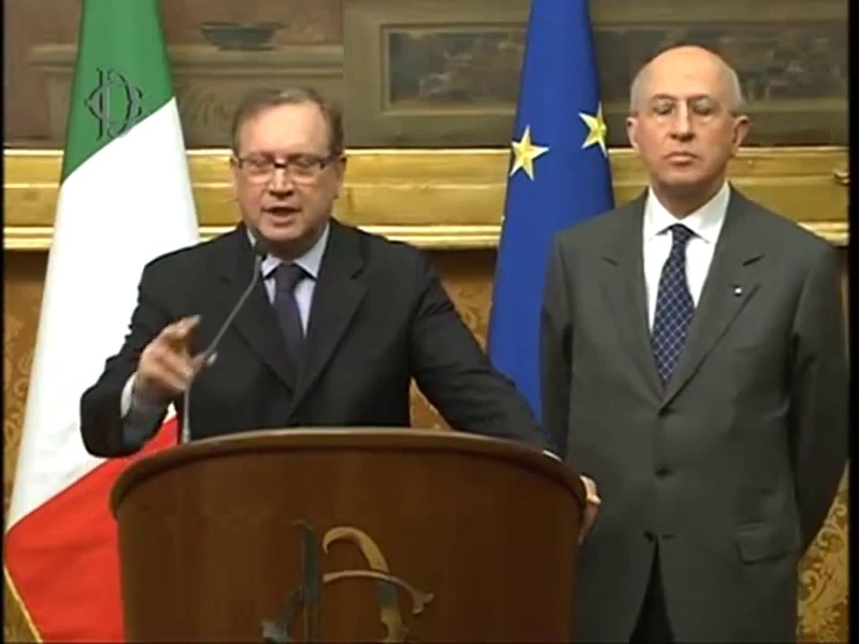 Roma - Le consultazioni a Montecitorio. Abi e Ania (25.03.13)