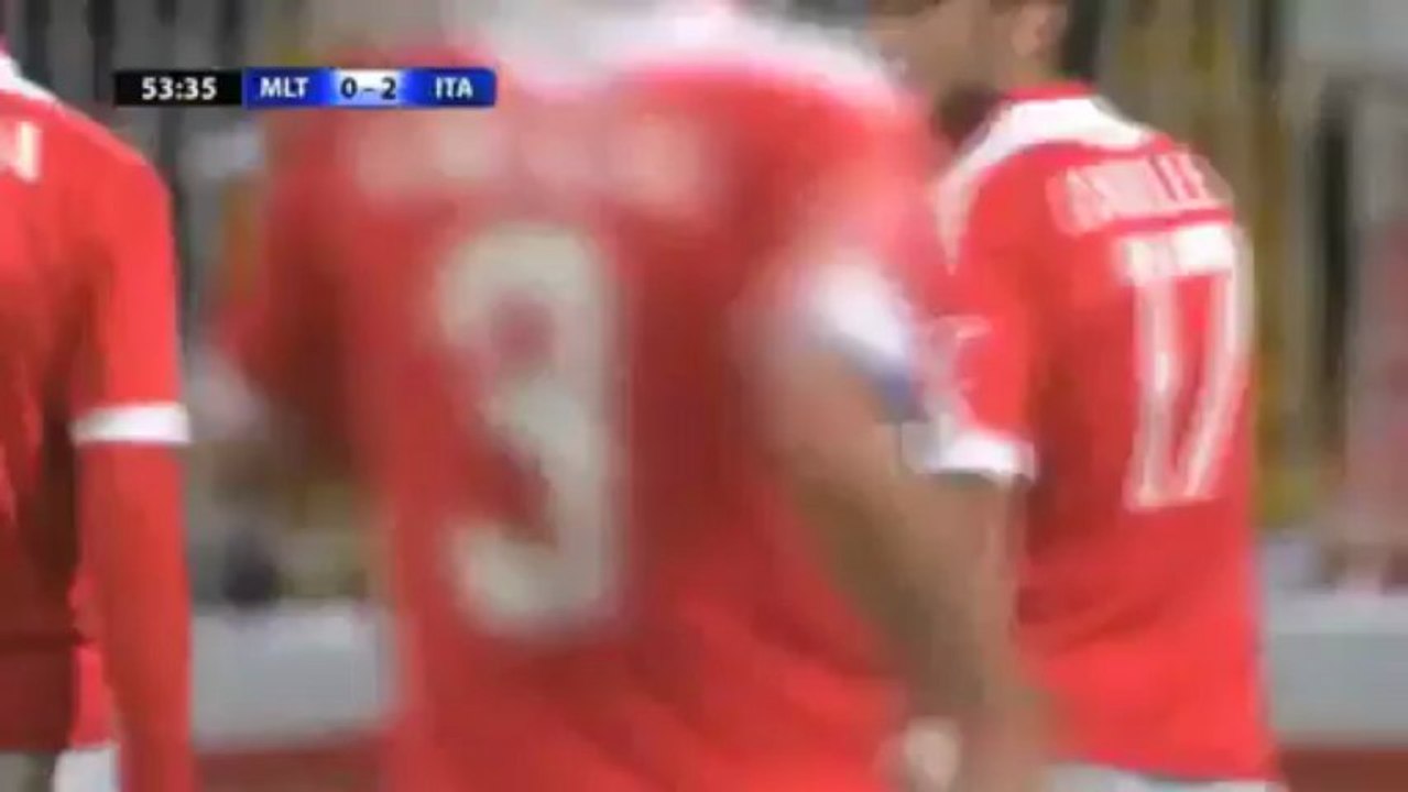 Le doublé de Mario Balotelli lors de la rencontre Malte - Italie