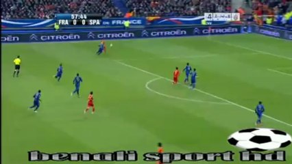 هدف فرنسا0-1اسابنيا(26/03/2013)تصفيات كاس العالم اوروبا2014 تعليق سعيد الكعبي