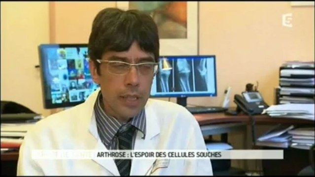 Journal Santé début janvier 2013:Arthrose du genou regénération par cellules souches