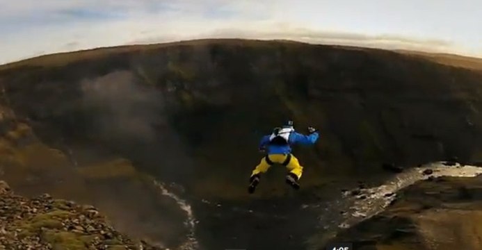 GoPro HD Matthias Giraud - B.A.S.E. Jumping & wingsuit in Iceland - 2012