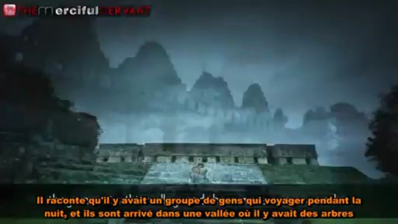 L'homme qui faisait la prière face à un lion