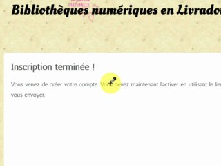 L'Inscription au site (phase 2)