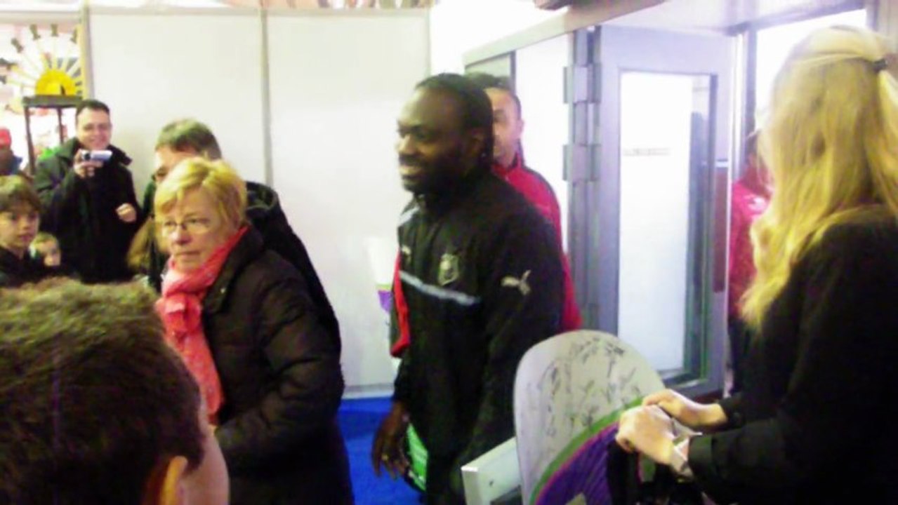 27/03/13 : arrivée des joueurs à la Foire de Rennes