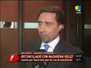 Pronto.com.ar Feinmann habló sobre el acuerdo con Nazarena
