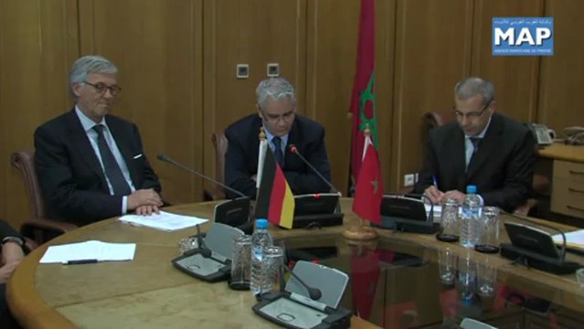 Signature de l'accord de coopération financière maroco-allemand 2012-2013