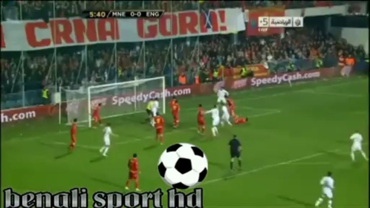 اهداف مونتنيغرو1-1انجلترا(26/03/2013)تصفيات كاس العالم اوروبا2014