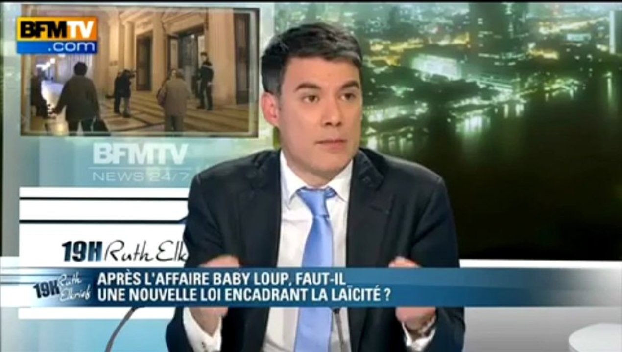 26/03/2013 Olivier Faure invité du "Face-à-face" de BFMTV