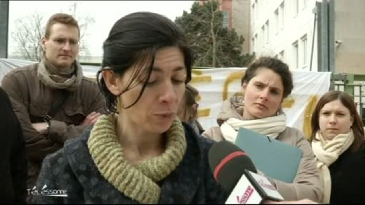 Mobilisation du personnel du Collège Aimé Césaire (Les Ulis)