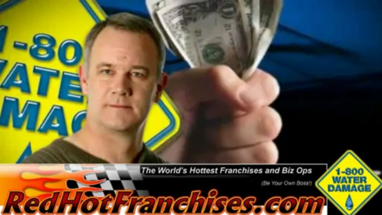 1-800-WATER DAMAGE Restoration Cleaning Franchise Business Opportunity