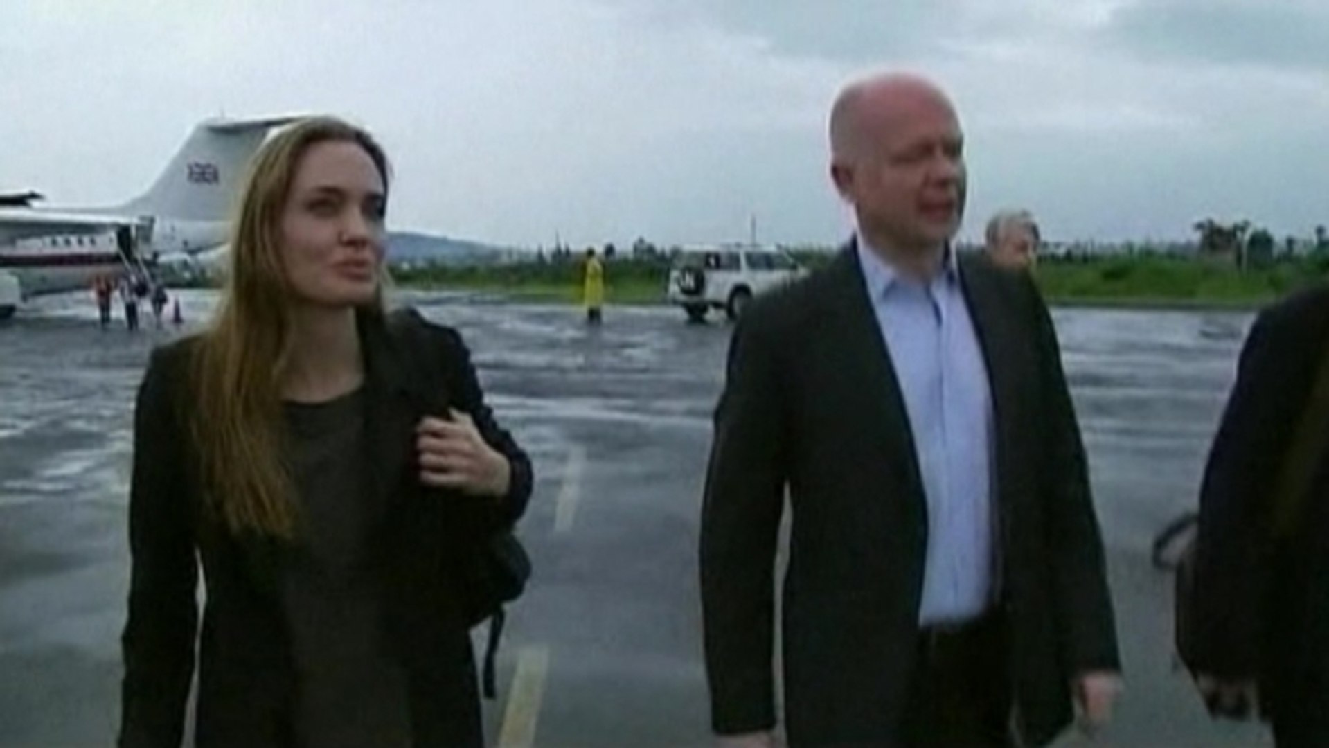 ⁣Angelina Jolie visits the DRC