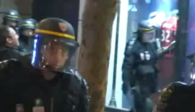 24 mars soirée sur les Champs Elysées