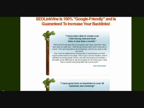 S E O Linkvine High Quality One Way Backlinks