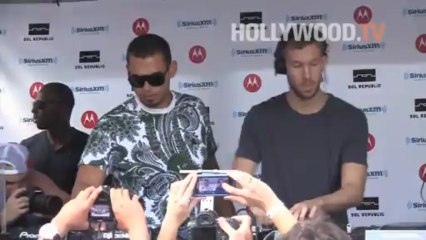 Afro Jack and Calvin Harris spinning in Miami - Hollywood.TV