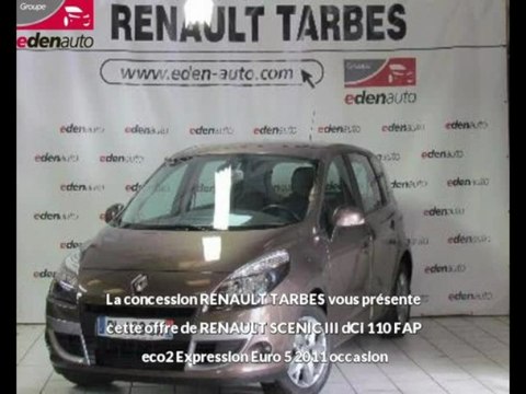 Annonce RENAULT SCENIC III dCi 110 FAP eco2 Expression Euro 5 2011