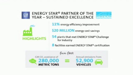 EPA Recognizes GM for Sustained Excellence