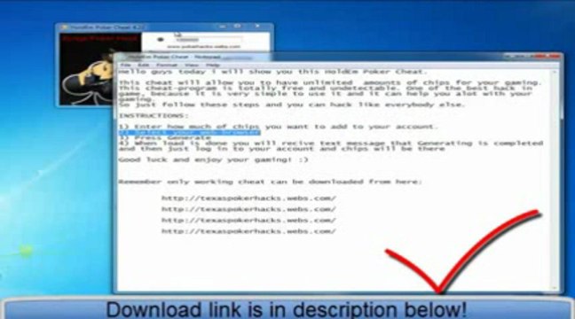 Texas holdem poker Pirater % Hack Cheat télécharger Avril 2013