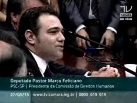Dep Pr Feliciano RACISTA Deboche de Deus na CDHM 27-03-2013