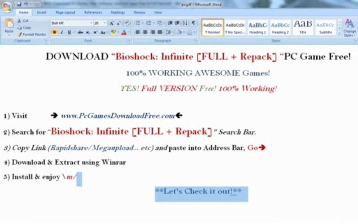 Bioshock Infinite Download FREE Full Version!