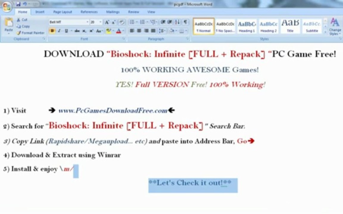 Download Bioshock Infinite 2013 for PC Full Version FREE!