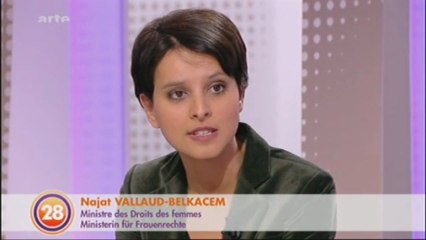 Najat Vallaud-Belkacem invitée d'ARTE 28 Minutes
