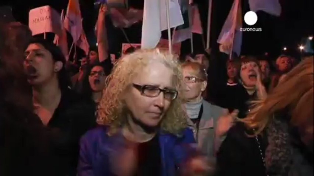 Government, banks and EU taste Cypriot wrath