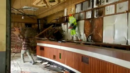 Travaux à la gare de Saint-Quentin