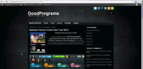 Baseball Heroes Pirater [Hack] [téléchargement] Avril 2013