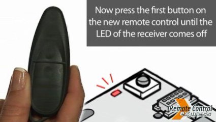 How to program a  Aperto TX02 434 2 remote