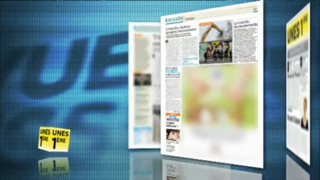 Revue de presse Unes 1ère - jeudi 28 mars 2013