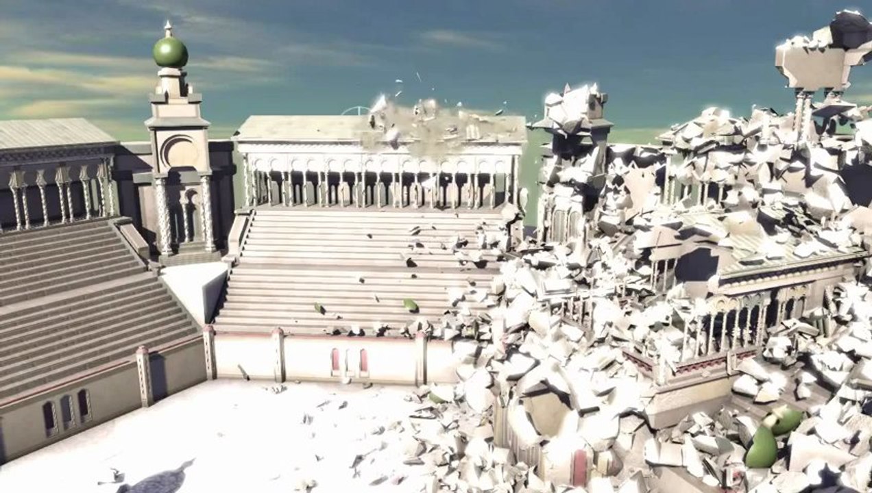 Nvidia - Massive Destruction in Real-Time Tech Demo