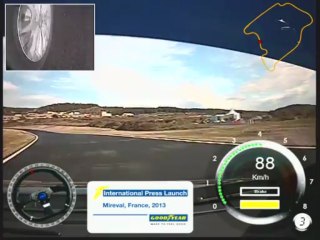 Test sur circuit du Goodyear EfficientGrip Performance - rezulteo