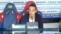 Fc Crotone | Sala stampa, Antonio Mazzotta in conferenza