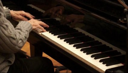 Michel Legrand en coulisses du Club Jazzafip - le 27 mars 2013