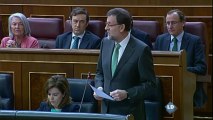 Mariano Rajoy contesta a Maite Ariztegui en el Congreso