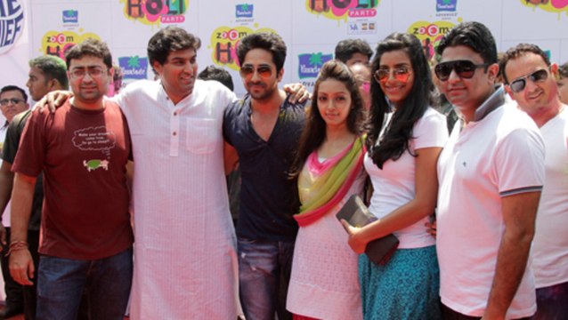 Zoom Holi Celebration 2013 | Ayushman Khurrana, Poonam Pandey, Rakhi Sawant