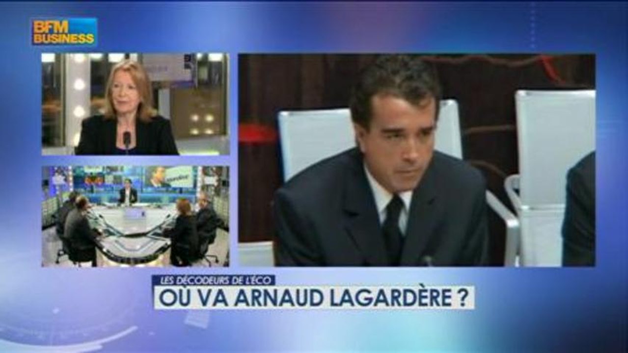 Où va Arnaud Lagardère ? dans Les décodeurs de l'éco - 27 mars 5/5