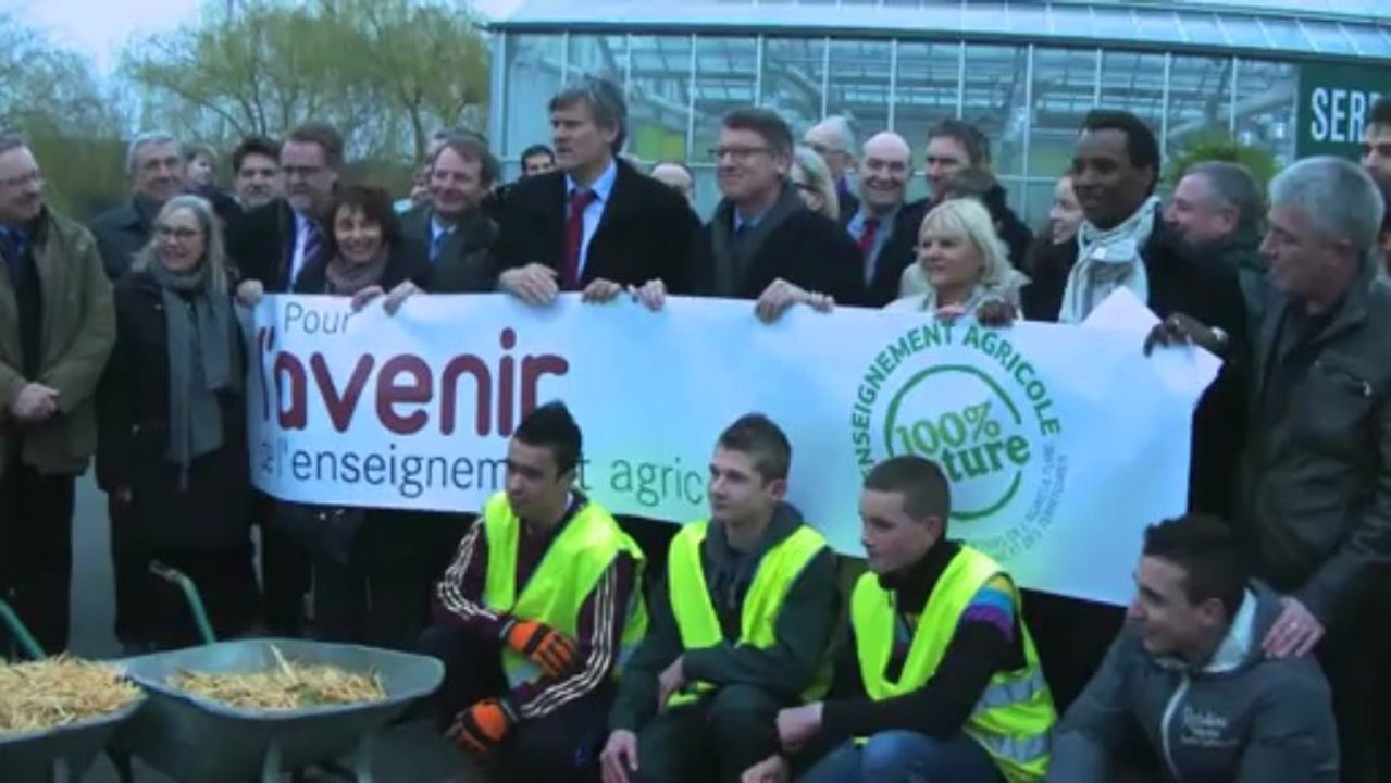 Visite du lycée agricole de Bougainville à Brie-Comte-Robert