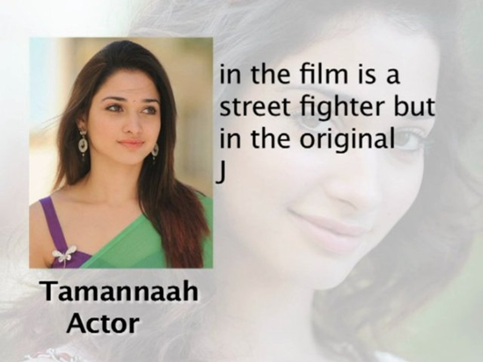 No comparisons for Tamannaah